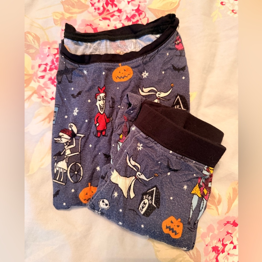 Little Sleepies Nightmare Before Christmas Pajama Set Size 3T